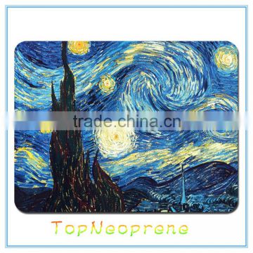 Manufactory Production Customed Neoprene Mouse Pads wholesale