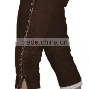 Trachten Suede leather Pant with embroidery