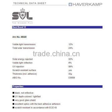 SL Automotive Film - Best Bond 12 Premium Top Quality Tinted Car Window Film photo-2