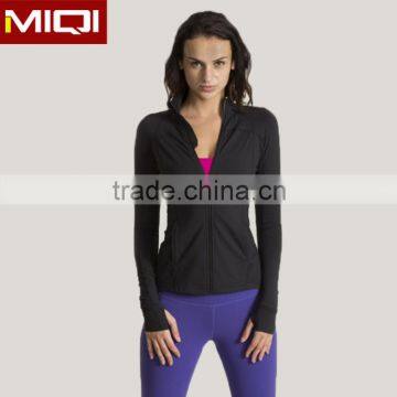 Featuring Moisture Wicking Quick Dry 4-Way Stretch Thumb Holes Fitness Jacket photo-3