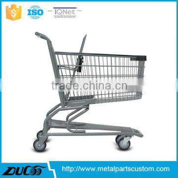 Promotional hand push shopping trolley cart