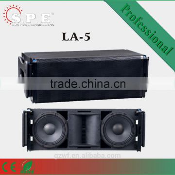 spe audio LA-5 passive dual 10 line array speaker system