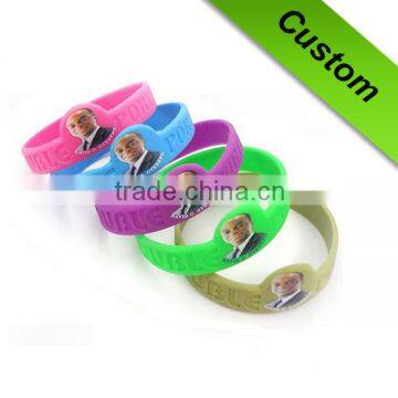 Fundraiser silicone rubber bracelets for fundraising