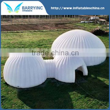 Hot sale china factory permanent tent , inflatable white tent with rooms