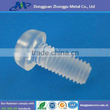 High quality full thread pan head nylon screw