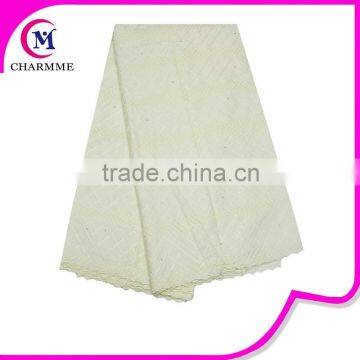 African High Quality Dry Lace for Men 100% Cotton Swiss Voile Lace Fabric photo-3