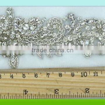 Garment Accessory Beaded Trims on Mesh for Dress photo-3