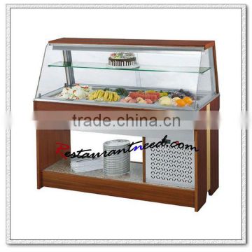 C257 Sliding Door Fancooling Salad Bar Equipment