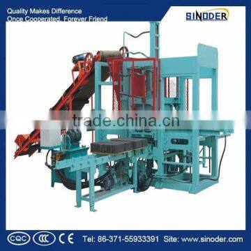 Sinoder Brand QTCement Solid Block Machine,Cement Solid Brick Machine, Cement Solid Bricks Equipment