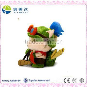 Game figure stuffed dolls LOL Teemo plush toy