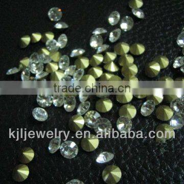 KJL-PB016 wholesale crystal chaton cheap loose crystal stones Point rhinestone