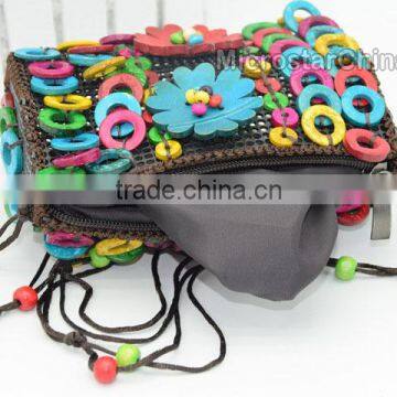 2016 New Designs in Stock Wholesale High Quality Coconut Shell Bag for Girls Wallet
