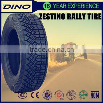 Professionnal race rally tyre 185/65R14 195/70R15 Gravel 09R zestino