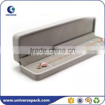 Hot selling flocking packaging box for necklace from china factory                        
                                                                                Supplier's Choice