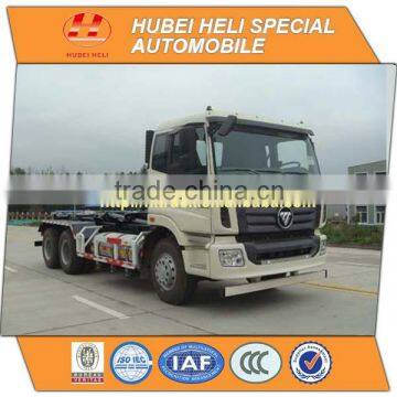 FOTON AUMAN 6x4 270hp 18CBM hook arm garbage truck in good quality for sale In China