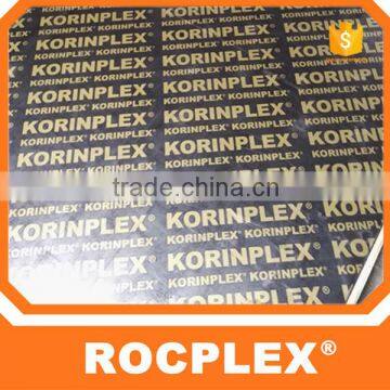 korinplex film faced plywood 18mm ,korin plex plywood 18mm, korin plywood2440x1220