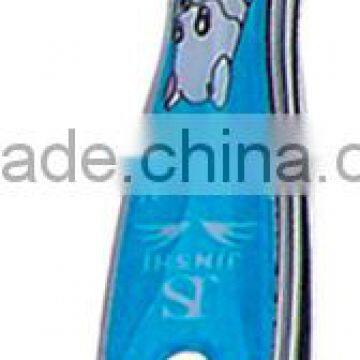 Plastic pattern acrylic nail clippers