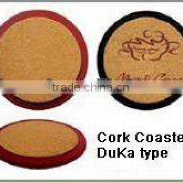 Pure cork coasters