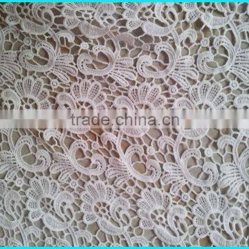 Floral African Lace Fabrics for Wedding Dress photo-2