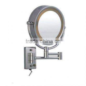 led lighted glass mirror,enlarged wall mounted mirror,hotel bathroom shaving mirror