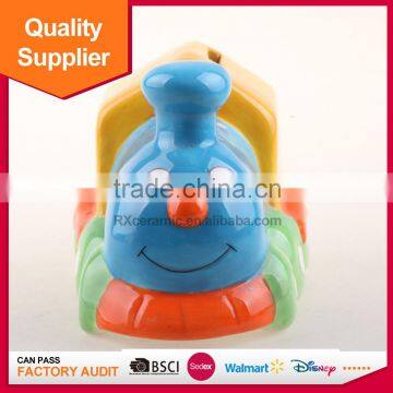Hot Selling Car Shape Kids Piggy Bank Ceramic Coin Sorter With Handle photo-2
