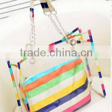 Candy color waterproof beach bags