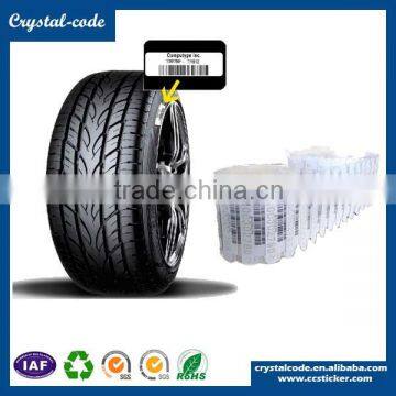 High Quality Custom PP Tire Labels,self Adhesive Tyre Stickers,marking Label Rubber Tyre Label photo-5