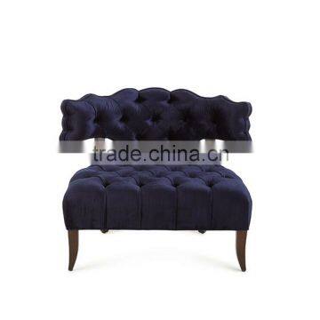 Hotel furniture bedroom wooden sofa chair big round sofa chair YA7092