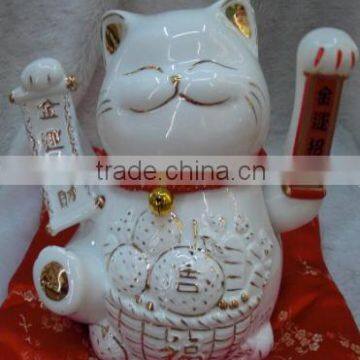 Hot sales Maneki Neko With Waving Hand, lucky cat