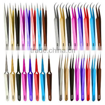 Eyelash Extension Tweezers/Custom Colored Eyelash Tweezers/Superb Quality Tweezers For Professionals With Custom Logo