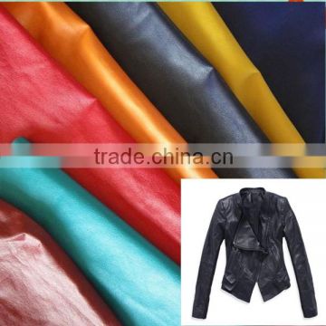 nap suede backing PU clothing material with competitive price                        
                                                Quality Choice