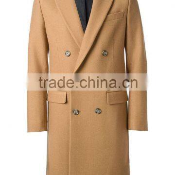 2014 new style camel Cashmere tailor made long coat men