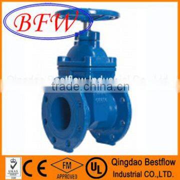 Non-rising Flange Stem Resilent Soft Seated Gate Valve