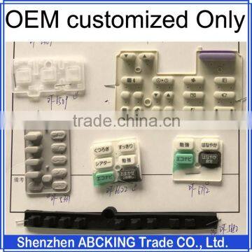 Silicone Rubber Keypad Silicone Remote Control key OEM ODM For All Devices