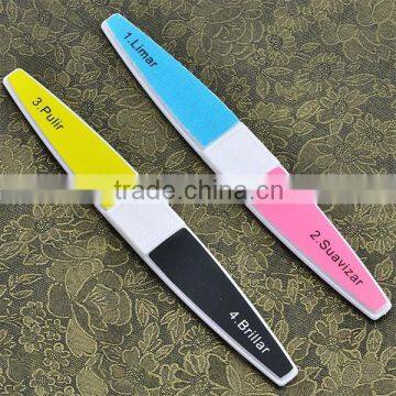 Double side sandpaper nail file foot file remover old skin