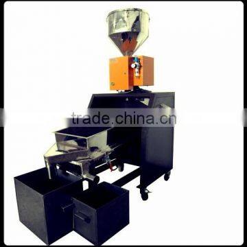 Plastic metal granules separator