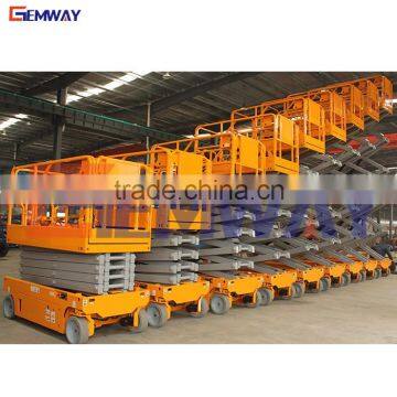 Hot selling small self propelled electric mini scissor lift