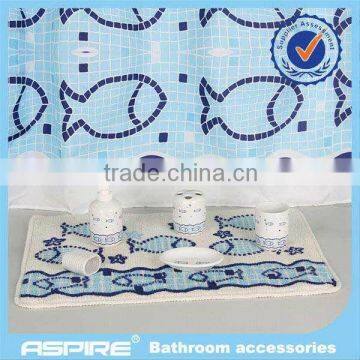 7pcs complete bathroom product in matching design