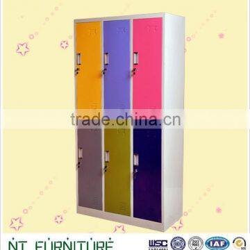 Professional electornic steel 6 door locker latest style