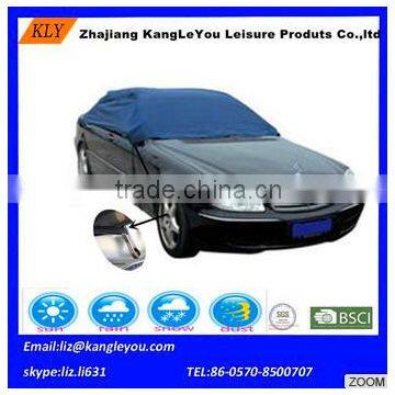 170T polyester sunshade waterproof half car cover