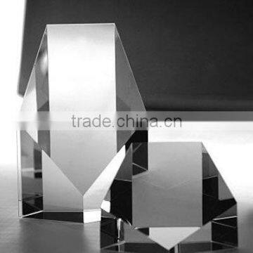 crystal blank block for custom crystal trophy and award