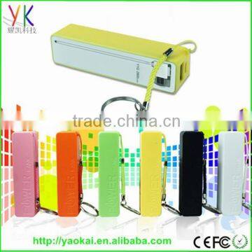 Super fast charge 2600mah portable mobile power bank, portable powerbank