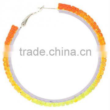 hot sale colored hoop earrings