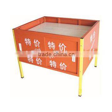 Manufacturer RH-PT001 Supermarket Metal Promotion Table 1200*800*800mm