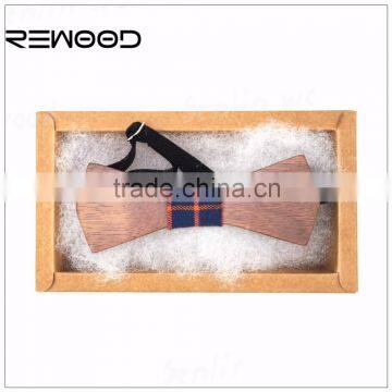 Fashionable Most Popular China Customized Wooden Bow Tie Box
