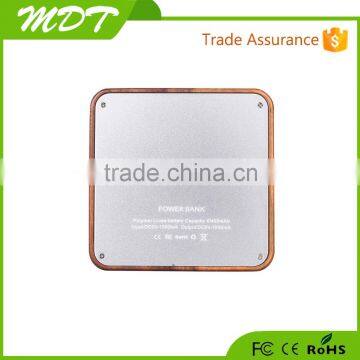 Wood/Bamboo Wireless Power Bank, Wireless Charger in Power Bank for Smartphone photo-5