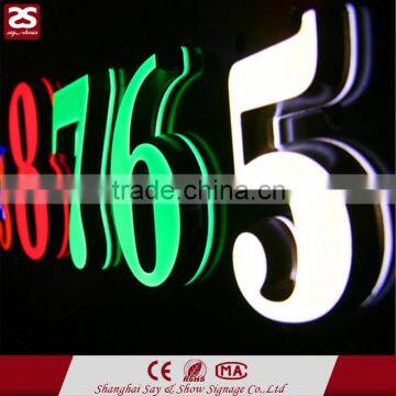 Factory Direct Sale Top Quality Acrylic face Lighting Letter sign led mini letters