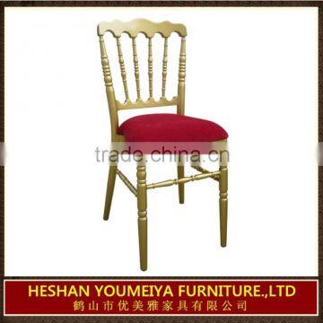 Elegant Style Golden Stacking Wedding Chair YZ3009