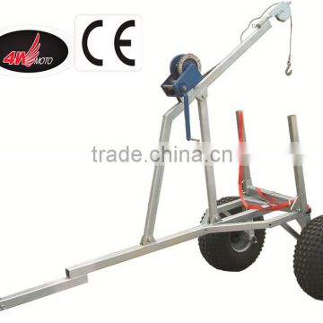 4W-A07 Log Winch ATV Trailer