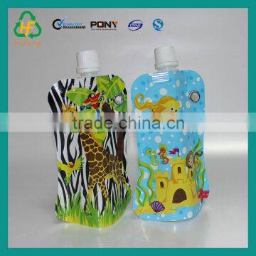 High quality beverage plastic spout bag